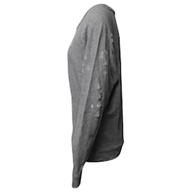 Iro-Sudadera de algodón gris con efecto desgastado Uprile de Iro Jeans-Gris
