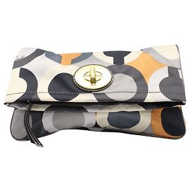 Coach Pochette en Soie Multicolore Multicolore