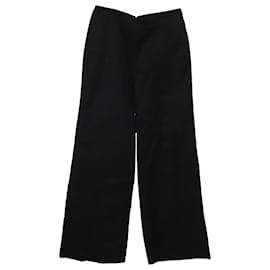 Adam Lippes-Adam Lippes Tailored Pants in Black Cotton-Black