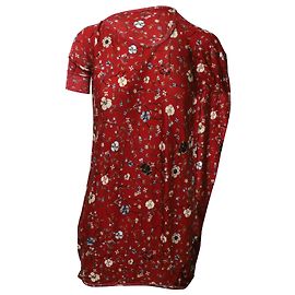 Alexander McQueen Robe à fleurs drapée au dos asymétrique en laine multicolore Autre Imprimé python