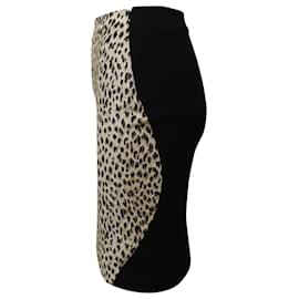 Diane Von Furstenberg-Falda tubo de leopardo en poliéster multicolor de Diane Von Furstenberg-Otro