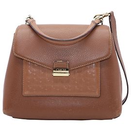 Borsa a tracolla Carolina Herrera CHCH Logo in pelle marrone Marrone