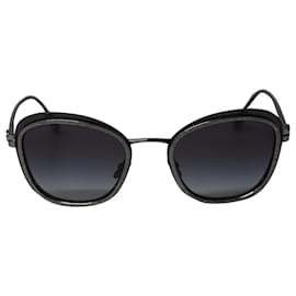 Chanel-Chanel Pantos Cat-Eye Sunglasses in Black Acetate-Black