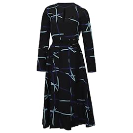 Vestido Sportmax Code Estampado em Seda Multicolorida Multicor