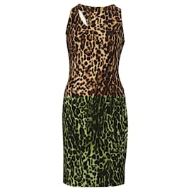 Ralph Lauren-Ralph Lauren Leopard Print Dress in Multicolor Polyester-Other,Python print