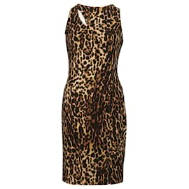 Ralph Lauren-Ralph Lauren Vestido com estampa de leopardo em poliéster multicolorido-Multicor