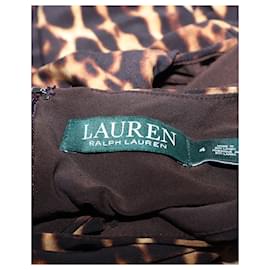 Ralph Lauren-Ralph Lauren Leopard Print Dress in Multicolor Polyester-Multiple colors