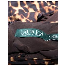 Ralph Lauren-Ralph Lauren Leopard Print Dress in Multicolor Polyester-Other,Python print