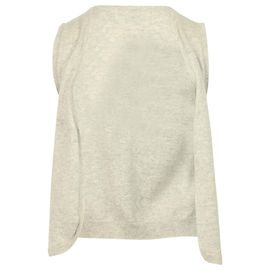 Zadig & Voltaire Bedazzled Butterfly Vest in Grey Cashmere Grey