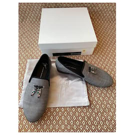 Giuseppe Zanotti-Loafers Slip ons-Grey