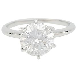 inconnue Platin- und Diamant-Solitär, 2,23 Karat. Andere