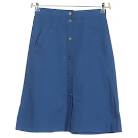 Yves Saint Laurent-Skirts-Blue