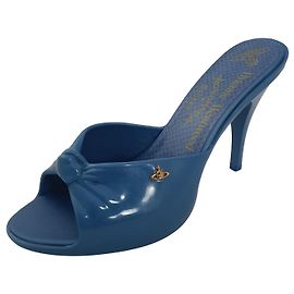 Vivienne Westwood Anglomania Melissa Rubber Heels Blue Blue