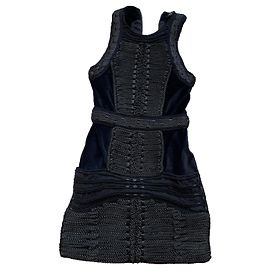 Vestido Balmain pour H&M de algodón negro XS Negro