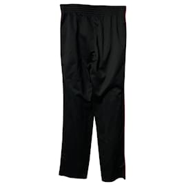 Givenchy-Pantalones de chándal con cinta con el logo en poliéster negro de Givenchy-Negro