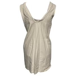 Ba&Sh-Ba&sh Printed Sleeveless Dress in White Cotton-White