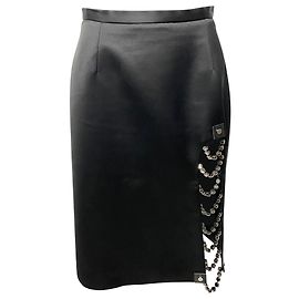 Christopher Kane Cutout-Rock aus schwarzem Polyester Schwarz