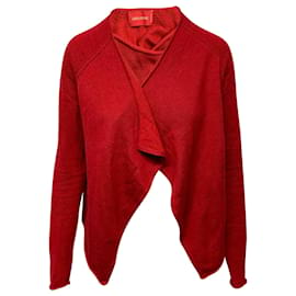 Zadig & Voltaire-Zadig & Voltaire Open Front Cardigan in Red Wool-Red
