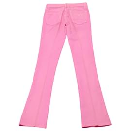 Ralph Lauren-Ralph Lauren Wide Leg Jeans in Pink Cotton-Pink