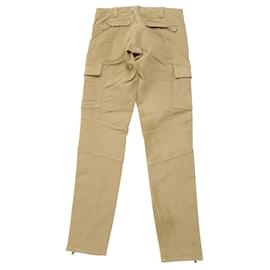 J Brand-J Brand Houlihan Cargo Pants avec cheville zippée en coton fauve-Marron,Beige