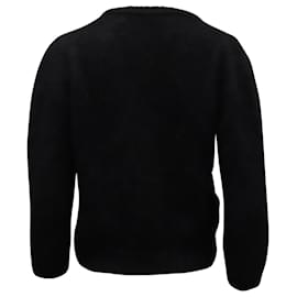 Fendi-Fendi Knitted Sweater in Black Mohair-Black