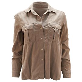 Autre Marque Camicia Button Down con Tasche James Perse in Cotone Beige Marrone Beige