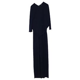 Autre Marque Lauren Ralph Lauren Jumpsuit aus marineblauem Polyester Blau Marineblau