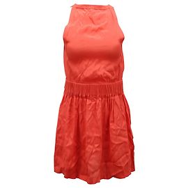 ROBE COURTE IRO en Viscose Corail Corail