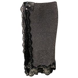 Christopher Kane Jupe Crystal Mesh en Polyester Métallisé Métallisé
