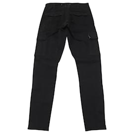 J Brand-J Brand Houlihan Cargo Pants with Ankle Zip in Black Cotton-Black