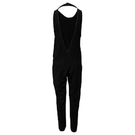 Iro-Iro Gennia Open Back Jumpsuit In Black Acetate-Black