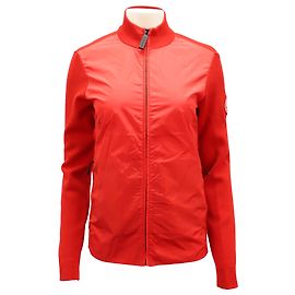 Canada Goose Windbridge Full-Zip Sweater in Red Merino Wool Red