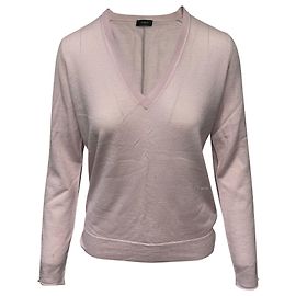 Pull Col V Joseph en Laine Violette Violet