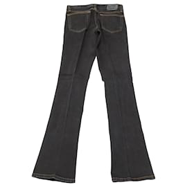 Ralph Lauren-Ralph Lauren Wide Leg Jeans in Black Cotton-Black