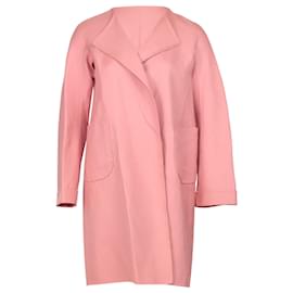 Abrigo extragrande Jil Sander de algodón rosa Rosa