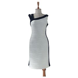 Joseph Ribkoff Kleid Schwarz Weiß Schwarz Weiß