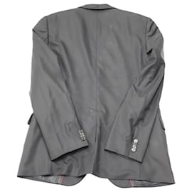 Hugo Boss-Hugo Boss Single-Breasted Blazer in Black Wool-Black