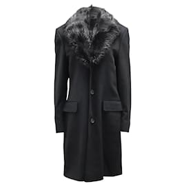 hugo boss mens fur coat