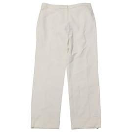Armani-Pantalon large Armani en coton blanc-Blanc