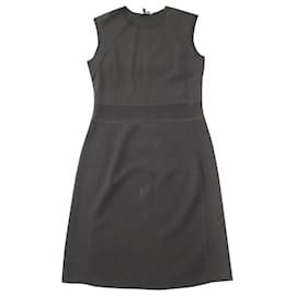 Theory-Theory Sleeveless Mini Dress in Black Viscose-Black