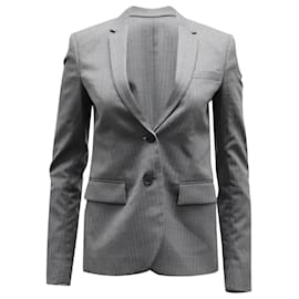 Theory-Theory Single-Breasted Suit Jacket in Light Gray Wool-blend -Grey