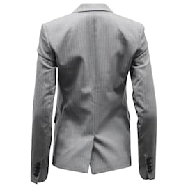 Theory-Theory Single-Breasted Suit Jacket in Light Gray Wool-blend -Grey