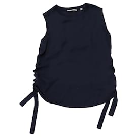 Vince-Vince Sleeveless Top in Navy Blue Rayon-Navy blue