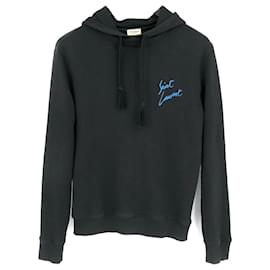 saint laurent blue hoodie