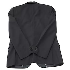 Hugo Boss-Hugo Boss Tuxedo Jacket in Black Virgin Wool-Black