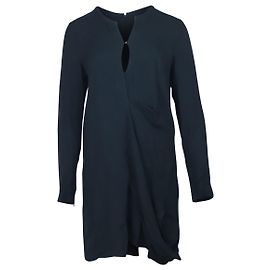 Autre Marque Abito Acne Studios con scollo a goccia in viscosa blu navy Blu Blu navy