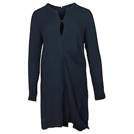 Autre Marque-Acne Studios Kleid mit Schlüssellochausschnitt aus marineblauer Viskose-Blau,Marineblau
