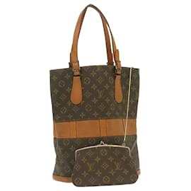 Louis Vuitton-LOUIS VUITTON Monogram Bucket GM Shoulder Bag USA limited M42236 LV Auth 29363-Monogram