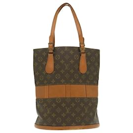 Louis Vuitton-LOUIS VUITTON Monogram Bucket GM Shoulder Bag USA limited M42236 LV Auth 29363-Monogram