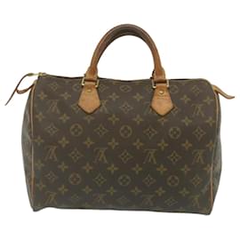 Louis Vuitton-Louis Vuitton Monogram Speedy 30 Hand Bag M41526 LV Auth pt672-Other